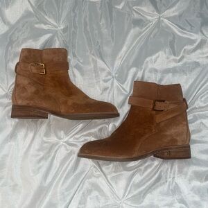 Tory Burch Brown Ankle Boots